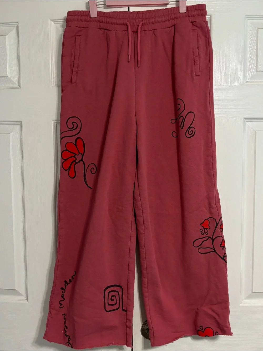 Damson Madder Cotton Doodle Matching Set